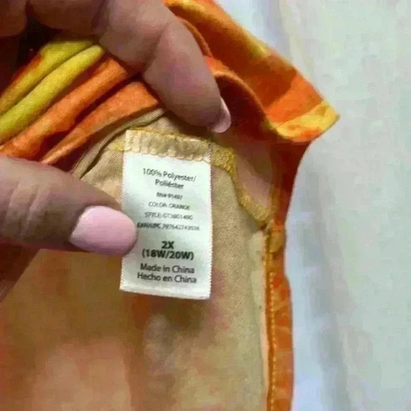 Halloween lightweight tee 3/4 sleeves 18W/20W 2X worn once item# Z - Picture 5 of 7